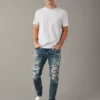 AE AirFlex+ Patched Athletic Skinny Jean