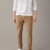 AE Flex Skinny Lived-In Khaki Pant