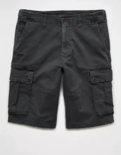 AE Flex 12" Lived-In Longer Length Cargo Short -Soft Leaf 0132 7280 167 f