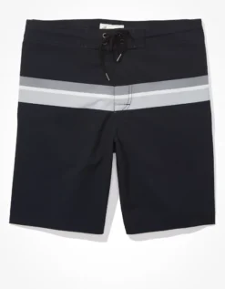 AE 9" Striped Classic Board Short -Soft Leaf 0133 7445 001 f