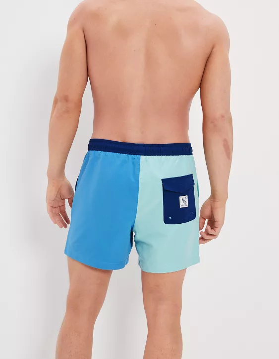 AE 5.5" Color-Block Swim Trunk 2 AE 5.5" Color-Block Swim Trunk - Image 2