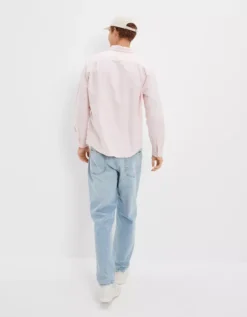 AE Everyday Oxford Button-Up Shirt -Soft Leaf 0153 5929 615 ob