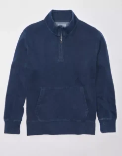 AE Super Soft Quarter-Zip Sweatshirt -Soft Leaf 0195 2076 410 f