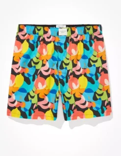AEO Neon Tropical Stretch Boxer Short -Soft Leaf 0220 3260 001 f