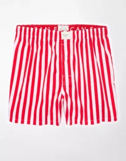 AEO Christmas Stripes Stretch Boxer Short -Soft Leaf 0220 3699 600 f