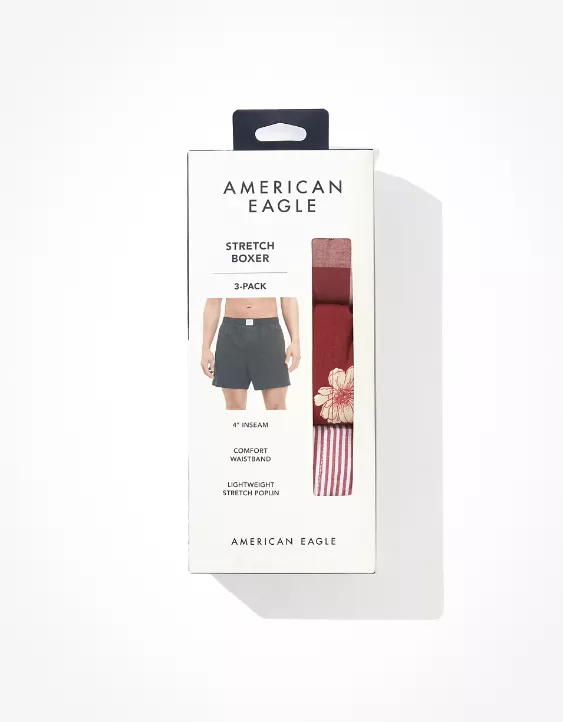 AEO Stretch Boxer Short 3-Pack 2 AEO Stretch Boxer Short 3-Pack - Image 2