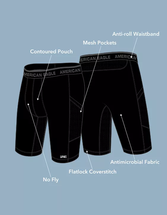 AEO 9" Active Flex Boxer Brief 3 AEO 9" Active Flex Boxer Brief - Image 3