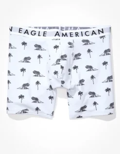 AEO Volcano Isle 6" Classic Boxer Brief 5 AEO Volcano Isle 6" Classic Boxer Brief -Soft Leaf 0235 3340 100 f