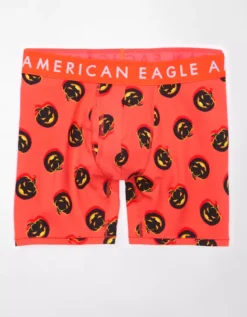 AEO Jack-O-Lanterns 6" Classic Boxer Brief -Soft Leaf 0235 3365 800 f