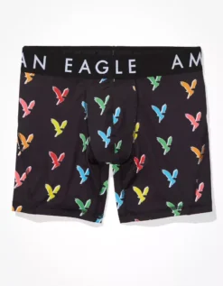 AEO Colorful Eagles 6" Flex Boxer Brief -Soft Leaf 0236 2763 001 f