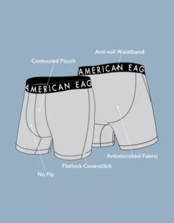 AEO 6" Flex Boxer Brief 5-Pack -Soft Leaf 0236 3276 900 d3