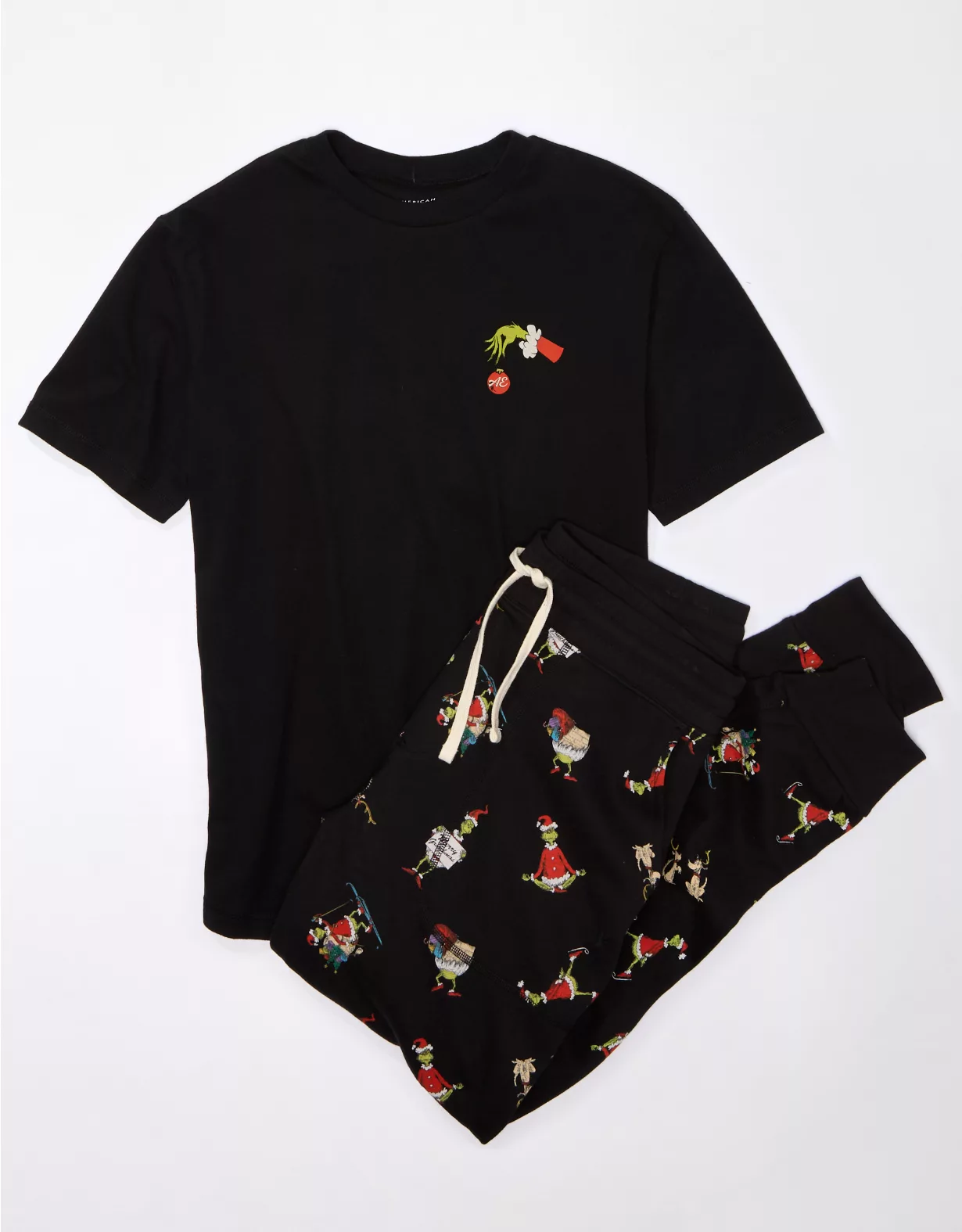 AE Grinch & Max Fleece PJ Set 1 AE Grinch & Max Fleece PJ Set