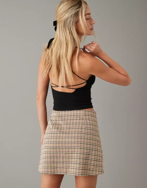 AE Plaid It Knit Skort 2 AE Plaid It Knit Skort - Image 2