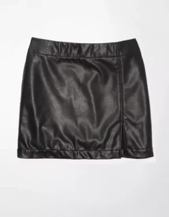 AE Vegan Leather High-Waisted Mini Skirt -Soft Leaf 0315 4749 016 f