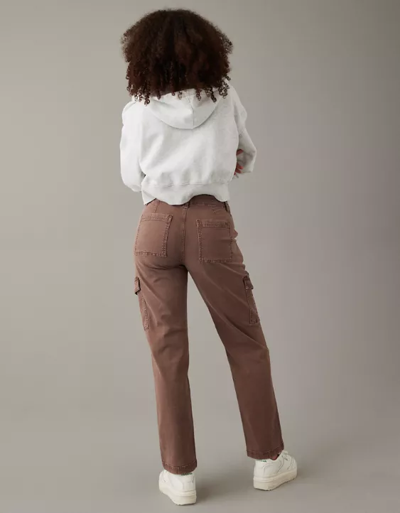AE Stretch Curvy Cargo Straight Pant 2 AE Stretch Curvy Cargo Straight Pant - Image 2