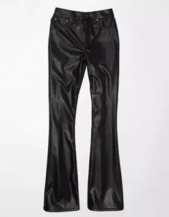 AE Curvy Super High-Waisted Kick Bootcut Vegan Leather Pant -Soft Leaf 0323 5056 016 f