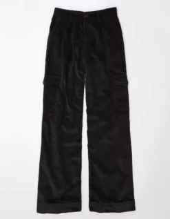 AE Dreamy Drape Stretch Curvy Super High-Waisted Baggy Wide-Leg Corduroy Pant -Soft Leaf 0323 5058 016 f