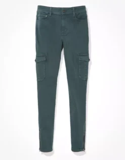 AE Next Level High-Waisted Cargo Jegging 5 AE Next Level High-Waisted Cargo Jegging -Soft Leaf 0327 4970 395 f