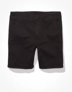 AE Stretch Khaki Skinny Bermuda Short 5 AE Stretch Khaki Skinny Bermuda Short -Soft Leaf 0334 7464 094 f