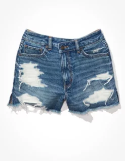 AE Strigid Denim Mom Short -Soft Leaf 0338 7366 471 f