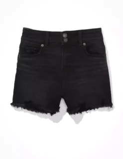 AE Stretch Denim Mom Shorts -Soft Leaf 0338 7426 001 f