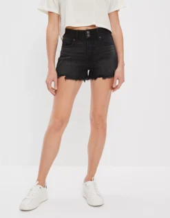 Featured Products 5 AE Stretch Denim Mom Shorts