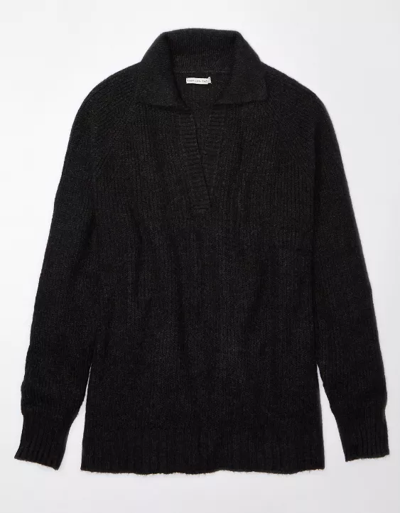 AE Oversized Collared Sweater 3 AE Oversized Collared Sweater - Image 3