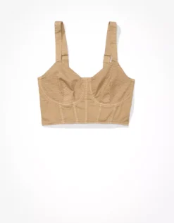 AE Cropped Denim Corset Tank Top 5 AE Cropped Denim Corset Tank Top -Soft Leaf 0358 5234 200 f