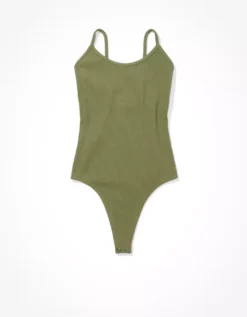 AE Low-Back Cami Bodysuit 5 AE Low-Back Cami Bodysuit -Soft Leaf 0366 5670 309 f