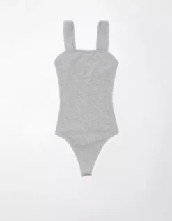 AE Square Neck Plush Bodysuit -Soft Leaf 0366 5759 006 f