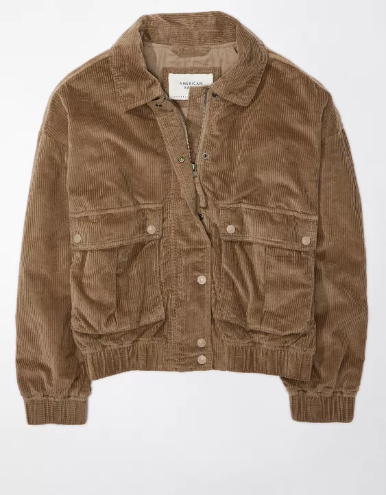 AE Corduroy Bomber Jacket 3 AE Corduroy Bomber Jacket - Image 3