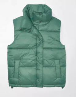 AE Oversized Puffer Vest -Soft Leaf 0383 3406 441 f