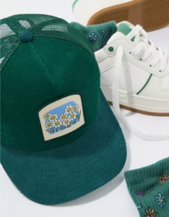 AE Corduroy Patch Trucker Hat