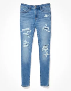 AE Next Level Patched Low-Rise Jegging -Soft Leaf 0431 4650 936 f