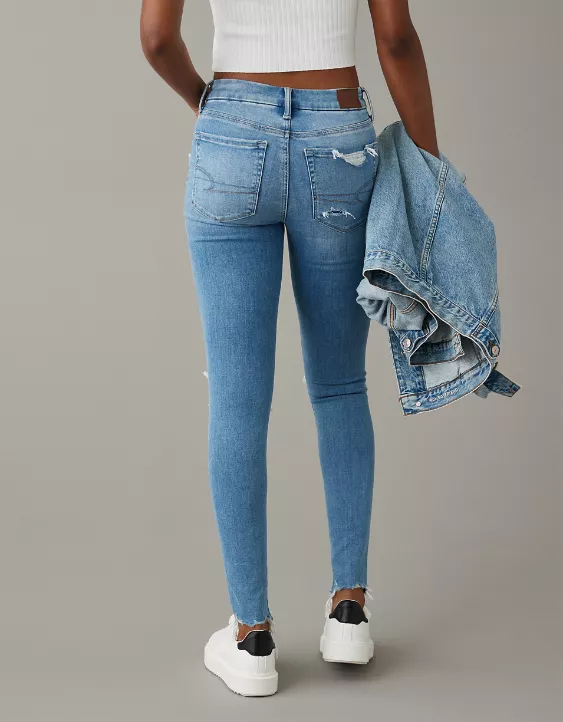 AE Luxe Ripped High-Waisted Jegging 2 AE Luxe Ripped High-Waisted Jegging - Image 2