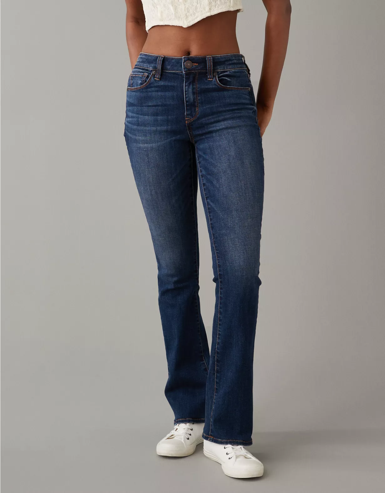 AE Next Level High-Waisted Skinny Kick Jean 1 AE Next Level High-Waisted Skinny Kick Jean