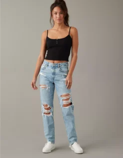 Featured Products 3 AE Strigid Ripped Mom Jean
