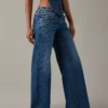 AE Stretch Low-Rise Baggy Wide-Leg Jean