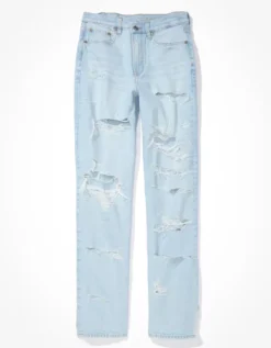 AE Strigid Super High-Waisted Baggy Straight Jean -Soft Leaf 0437 4587 508 f