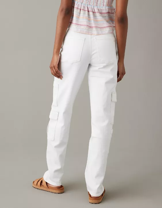 AE Stretch Super High-Waisted Baggy Straight Jean 2 AE Stretch Super High-Waisted Baggy Straight Jean - Image 2