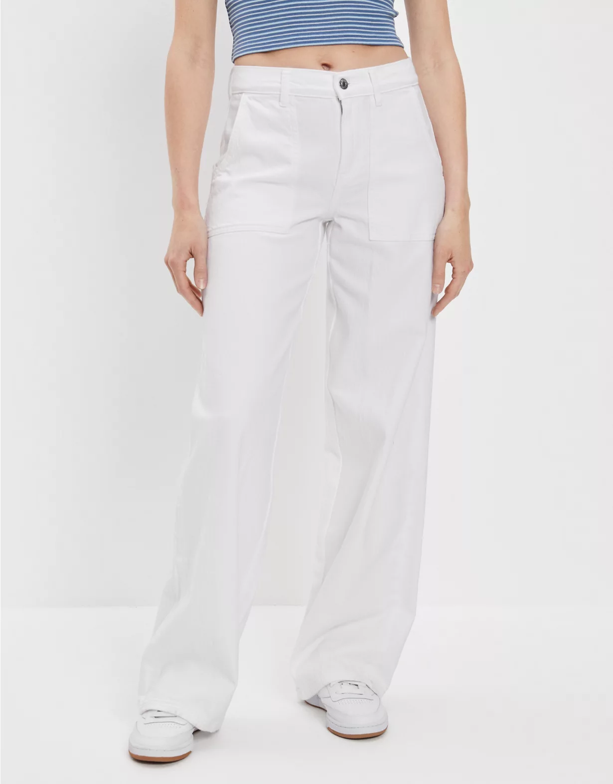 AE Stretch Super High-Waisted Baggy Wide-Leg Pant 1 AE Stretch Super High-Waisted Baggy Wide-Leg Pant