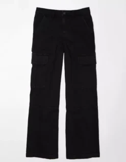 AE Stretch Super High-Waisted Baggy Wide-Leg Cargo Pant 5 AE Stretch Super High-Waisted Baggy Wide-Leg Cargo Pant -Soft Leaf 0461 5034 001 f