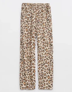 Aerie Leopard Skater Pajama Pant -Soft Leaf 0496 1306 123 f