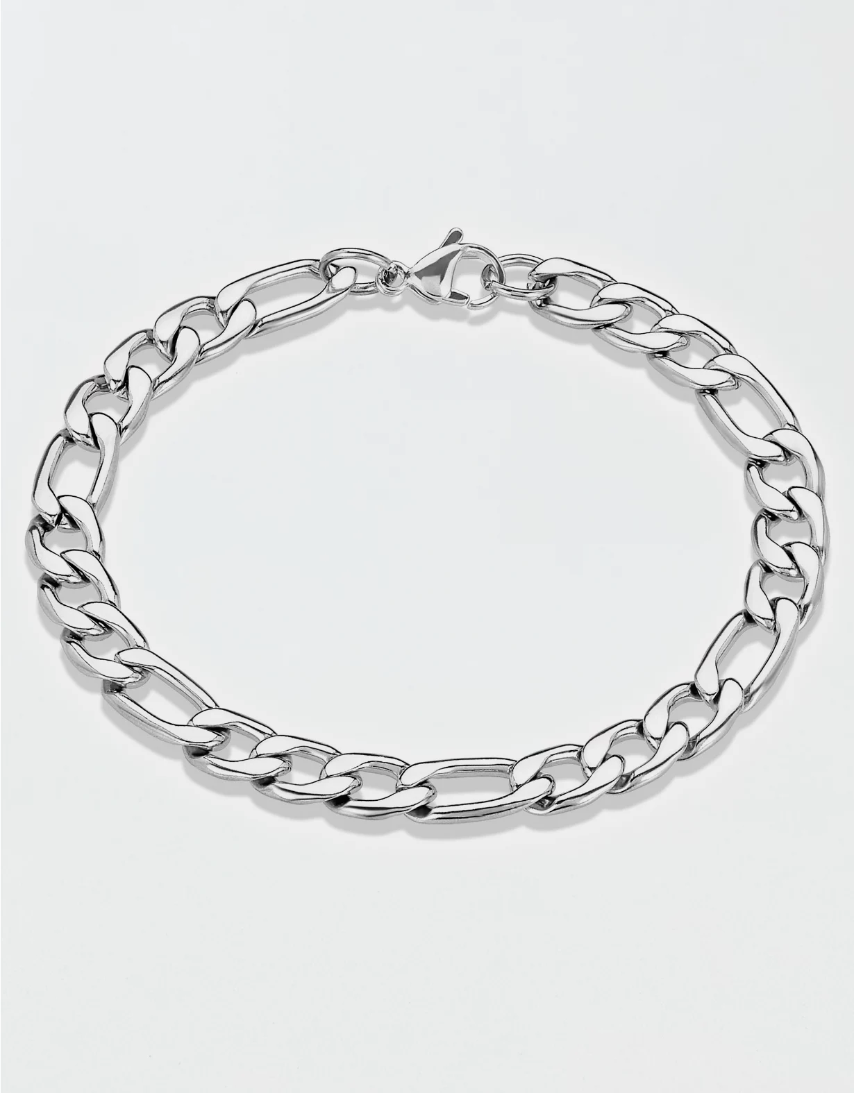 West Coast Jewelry Stainless Steel 8mm Figaro Chain Bracelet 1 West Coast Jewelry Stainless Steel 8mm Figaro Chain Bracelet