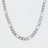 West Coast Jewelry Stainless Steel Figaro Chain Necklace