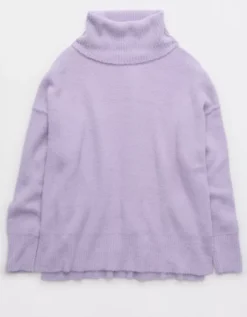 Aerie Buttercream Turtleneck Sweater -Soft Leaf 0745 3188 593 f