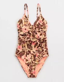 Aerie Wrap One Piece Swimsuit -Soft Leaf 0751 4285 611 f