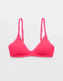 Aerie Crinkle Voop Binding Bikini Top -Soft Leaf 0753 4553 673 f