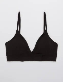 Aerie Slick Chicks Adaptive Lounge VELCRO® Brand Fasteners Bra 5 Aerie Slick Chicks Adaptive Lounge VELCRO® Brand Fasteners Bra -Soft Leaf 0795 8346 073 f