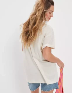 AE Oversized Nirvana Graphic Tee -Soft Leaf 1095 9192 106 ob